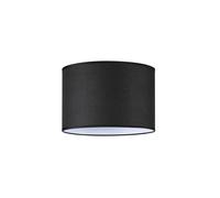 SET UP PARALUME CILINDRO D.30CM IN TESSUTO E PVC PER SOSPENSIONE NERO