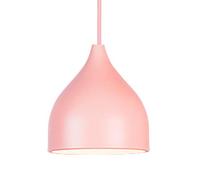 Paralume colorato Personalizzato, Lampada a Sospensione in Metallo dallo Stile Semplice, Lampada a Sospensione a Testa Singola con Attacco E27, apparecchi di Illuminazione da soffi