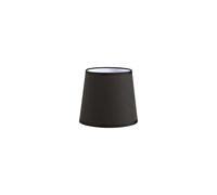 SET UP PARALUME CONO D.16CM IN TESSUTO E PVC PER APPLIQUE NERO