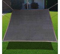 Paralume da giardino 4 x 4, tessuto per serra, antivento, rete anti-invecchiamento, traspirante, per baldacchino / serre, dimensioni personalizzabili, nero, 4 x 7 m