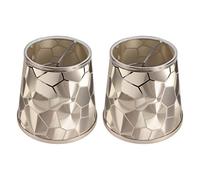 Paralume del tamburo E14 PVC moderno decorativo per piccolo paralume a canna per il soffitto da parete tavolo lampada ammorbidimento decorazioni per ufficio a casa 2pcs 11x15x14cm