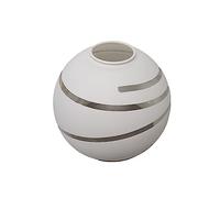 Paralume di ricambio in vetro E14 bianco/trasparente - a spirale per lampada da tavolo, lampada da soffitto e lampada da parete - vetro di ricambio adatto per Globo ELLIOTT - Piccolo paralume E14