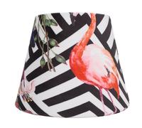 Paralume E27 E14, Paralume in Tessuto di Velluto, Paralumi Decorativi a Botte di Ricambio per Lampade da Terra da Tavolo, 4,3 x 6,7 x 5,1 Pollici (Fenicotteri)