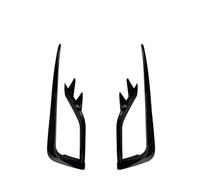 Paralume Faro Lente Coperture Per VW Per Golf 7 Per MK7 Per MK7.5 Per VII 2017-2019 Facelift Paraurti Anteriore Fendinebbia Griglia Copertura Trim Kit Canard Stile(Black)