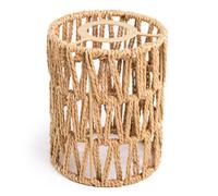 Paralume fatto a mano in corda boho intrecciata beige naturale 120 mm Ø