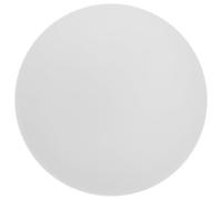 Paralume Forma Ovale Piatta in Vetro Opalino Bianco, 150mm | Diffusione Morbida della Luce, Ricambio per Plafoniera e Applique, Attacco 5-6cm, Accessori Inclusi