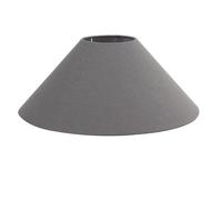Paralume Grande paralume retrò in lino E27, utilizzato per sostituire la copertura di lampade da terra, a sospensione e da scrivania nelle case famiglia(Gray,Diameter45cm)