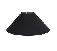 Paralume Grande paralume retrò in lino E27, utilizzato per sostituire la copertura di lampade da terra, a sospensione e da scrivania nelle case famiglia(Black,Diameter35cm)