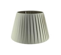 Paralume Impero per lampada in tessuto Plissettato Pongè Verde Salvia - Artigianale, autentico Made in Italy (D.40 x D.Sup.28 H.26 cm (ATTACCO E27))