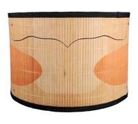 Paralume in Bambù Stampato per Lampadario, E26 E27, Casa | Design Creativo Semplice, Pattern Dipinto che Non Sbiadisce, Attenua L’illuminazione, Copertura per Soffitto
