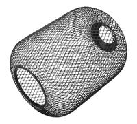 Paralume in Ferro a Gabbia Metallica Traforata per Lampada