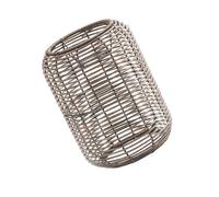 Paralume in finto rattan, paralume per lampada a sospensione, paralume intrecciato a mano, per sala da pranzo, ristorante, soffitto
