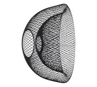 Paralume in Metallo Nero E27 a Doppio Strato Rete Cava | Design a Gabbia Ispirato al Nido, Foro 42mm, per Applique e Lampade da Parete