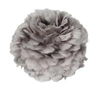 Paralume in piuma for lampada da scrivania, coprilampade a sospensione, accessori for l'illuminazione, attacco E27 E14(Gray 28CM)