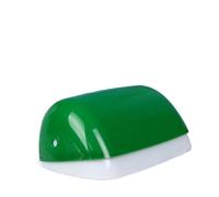 Paralume in plastica verde bianco | Forma in stile banchiere, bordo del bordo facile da montare, utilizzo lampada da scrivania/ufficio/lettura