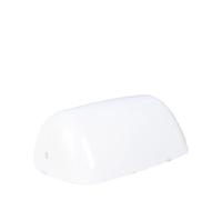 Paralume in plastica verde bianco | Forma in stile banchiere, bordo del bordo facile da montare, utilizzo lampada da scrivania/ufficio/lettura