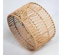 Paralume in rattan boho - un must have per tutti coloro che amano il proprio stile creativo (marrone, 30 da. x 18 h)