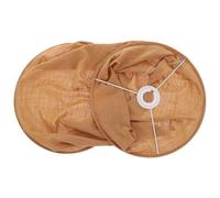 Paralume in Stoffa Pieghevole Khaki per Lampada Sospesa E27 | Decorazione per Casa e Bar, Protegge la Lampada, Prolunga la Vita, Compatibile Portalampada E27