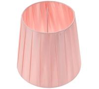 Paralume in Stoffa Rosa a Clip per Piccola Lampada | Supporto in Ferro da 3cm, Copre la Lampadina Nuda, Riduce la Polvere in Stanza Meditazione