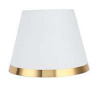 Paralume in Tessuto Paralume Moderno in Stile Europeo per Lampada da Tavolo E27 e Lampada da Terra Camera da Letto Soggiorno Dormitorio Decorazione Ufficio(bianca)
