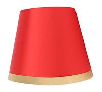 Paralume in Tessuto Paralume Moderno in Stile Europeo per Lampada da Tavolo E27 e Lampada da Terra Camera da Letto Soggiorno Dormitorio Decorazione Ufficio(rosso)