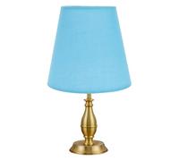 Paralume in tessuto per plafoniera e lampada da scrivania, leggero e facile da installare, copertura in tessuto blu per casa o ufficio