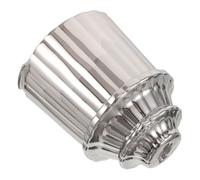 Paralume in Vetro a Righe Verticali Stile Classico Minimalista | Sostituzione per Lampadari Sospesi e Plafoniere, Foro Superiore 1cm, Diffusione Uniforme e Meno Abbaglio