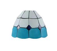 Paralume in vetro dipinto a mano | Apertura incasso 4cm, Diffusione Luce Calda, Utilizzo Lampada Tiffany/da tavolo/da terra