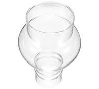 Paralume in Vetro per Lampada a Olio, Stile Retrò, Chiaro | Protezione Dalla Fiamma, Luce Nitida e Ostacoli, per Restauro di Lampade e Decorazione Vintage