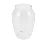 Paralume in Vetro per Lampada Cherosene, Globo Rotondo Vintage | Lanterne e Portacandele a Olio, Stile Retrò Nostalgico, Protezione dal Vento, Uso Interno e Giardino