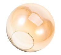 Paralume in Vetro Sferico Grande per Lampada, Diametro 6,5 CM | Copertura Luminosa a Globo, Diffusione Uniforme e Trasmissione Elevata, Resistente al Calore, per Salotto