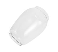 Paralume in Vetro Trasparente Rotondo per Lampada a Olio Vintage | Diffusione Luminosa Ambiente, Ricambio per Lanterne Antiche, Stile Nostalgico, per Esterni e Falò