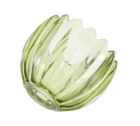 Paralume in Vetro Verde a Tulipano Mini, Foro 42mm, Retrò | Ricambio per Applique e Lampade da Tavolo, Stile Vintage, Superficie Liscia, Facile Pulizia