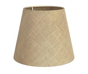 Paralume lino juta canapa tessuto naturale-beige 200mm Ø