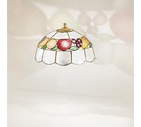 Paralume Madreperla Decorato Multicolor D. 22Cm