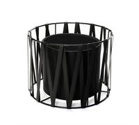 Paralume Nero Rotondo 18 Cm Moderno Per Lampada Da Tavolo E27