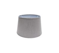Paralume - paralume conico aperto in colore grigio, misure 25x20x15 cm, ideale per lampade E27, apporto estetico e funzionale.