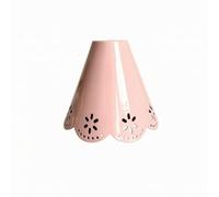 Paralume Paralume Cono Coprilampada Schermo Lampada Diffusore Luce in Metallo con Bordo Rifinito E Trafori a Fiocco Che Diffondono Luce Adatto per, 粉色