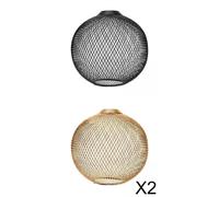 Paralume per Lampada a Sospensione 3x Paralume in Stile Vintage per Cucina