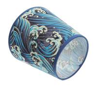 Paralume per Lampada Paralume in tessuto for lampada da tavolo, paralume di ricambio for terra con stampa a onde marine per la Camera da Letto