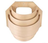 Paralume per sauna, unità in compensato resistente al calore, sottile paralume traslucido per una luce rilassante, facile da montare, paralume per sauna