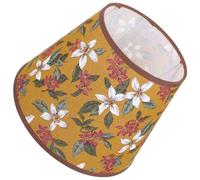 Paralume Piccolo in Stoffa Floreale E27 per Lampada Vintage | Copre la Lampadina Nuda, Stile Semplice ed Elegante, Struttura in Metallo e Stoffa, per Camera Ospiti