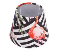 Paralume Piccolo Paralume in Tessuto di Velluto per Lampada da Tavolo Lampada da Terra, Paralumi a Barile da 4,3 x 6,7 x 5,1 Pollici per Testa della Lampada E27 E14 (Uccello)