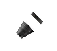 Paralume pieghevole in silicone per fotocamera da 53-72 mm/72-112 mm, elimina i riflessi per uno scatto perfetto