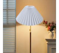 Paralume plissettato in tessuto per lampada a sospensione da soffitto per