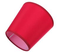 Paralume Rosso per Lampada Abatjour, E14 Rotondo | Lampada da Terra e Applique, Stile Semplice, Luce Diffusa Decorativa, Protezione della Lampadina