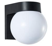 Paralume Rotondo in Acrilico, Lampione Impermeabile Lampada a Globo Combo Apparecchio di Illuminazione Esterno Applique da Parete Apparecchio di Illuminazione con Base in Plastica Per PC Per Interni E