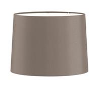 Paralume rotondo in plastica tessile marrone cappuccino Accessori Ricambio per 8997.01.32.0000 , DxH 25 x 18,5 cm