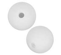 Paralume Singolo Globo Pezzi Acrilico 2 in Bianco Rotondo Foro