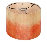 Paralume Sospensione in Bambù E27 Arancia, Stile Europeo Moderno | Design a Tamburo Diffusione Morbida, Diametro Interno 4cm, per Cucina e Sala da Pranzo